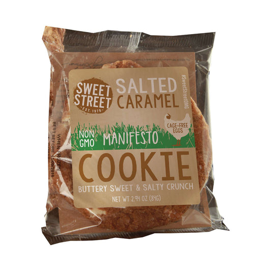 Salted Caramel Manifesto® Cookies – Individually Wrapped (48 per case)