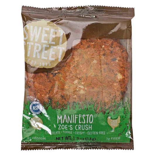 Zoe's Crush Manifesto® Cookies – Individually Wrapped (48 per case)