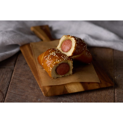 KITCHN by Sweet Street, All-Beef Hot Dog Handcrafted Pretzel, 6 oz (48 Per Case)