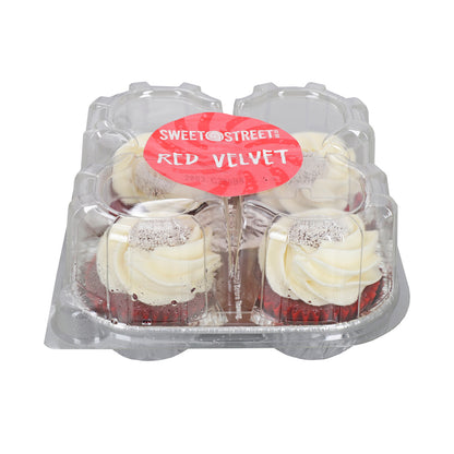 Chocolate & Red Velvet Cupcake Variety (4 Chocolate, 4 Red Velvet)