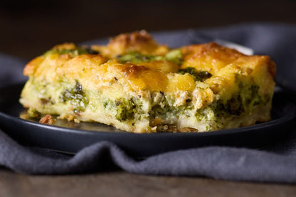 KITCHN by Sweet Street, Broccoli Cheddar Quiche, 9 Slice, 3.75 oz (4 Per Case)