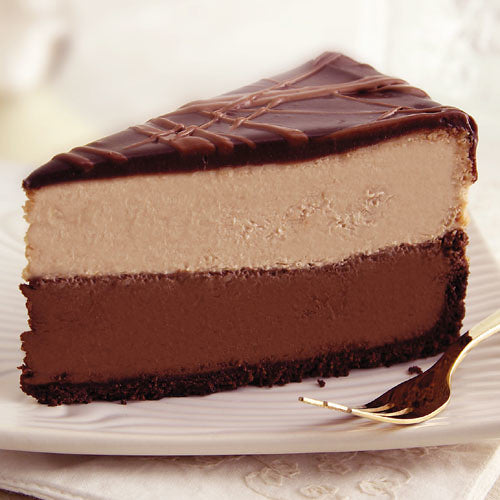 Triple Chocolate Cheesecake – 28 Slices (2 Cakes, 14 Slices Each)