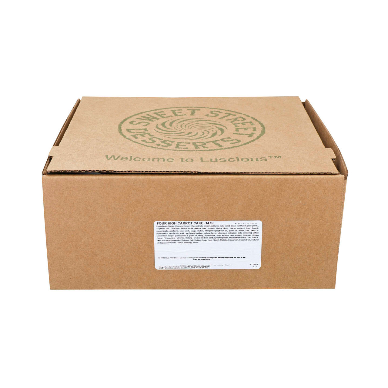 The Big Line Four Layer High Carrot Cake – 28 Slices (2 Cakes, 14 Slices Each)