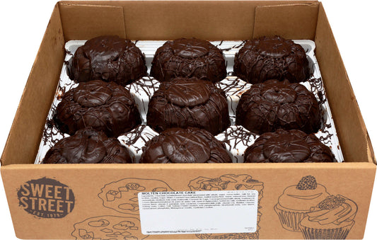 Molten Chocolate Bundt Cake – 36 count (9 Per Box, 4 Per Case)