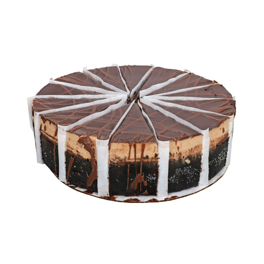 Triple Chocolate Cheesecake – 28 Slices (2 Cakes, 14 Slices Each)