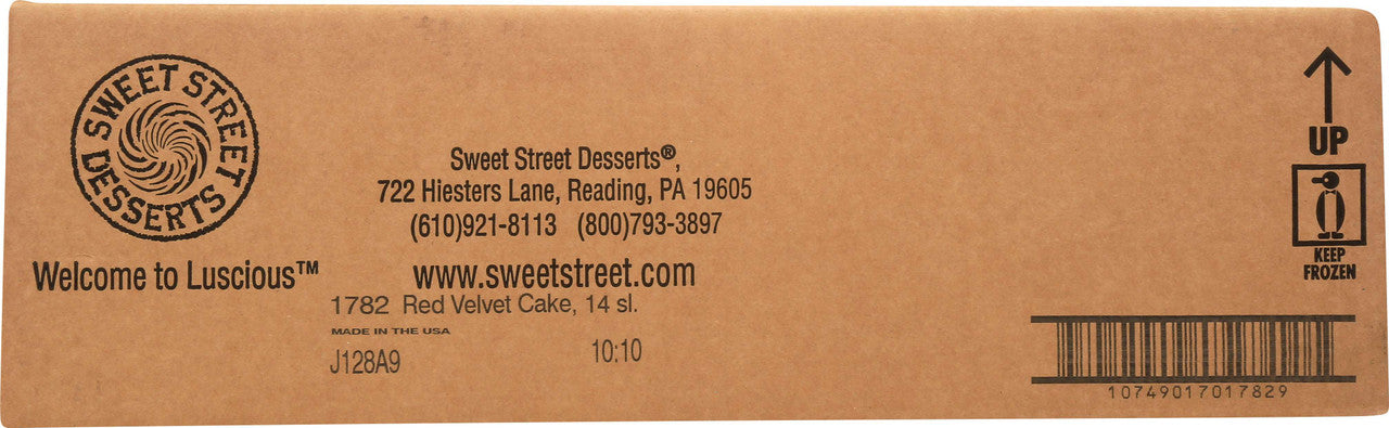 The Big Line Red Velvet Cake – 28 Slices (2 Cakes, 14 Slices Each)