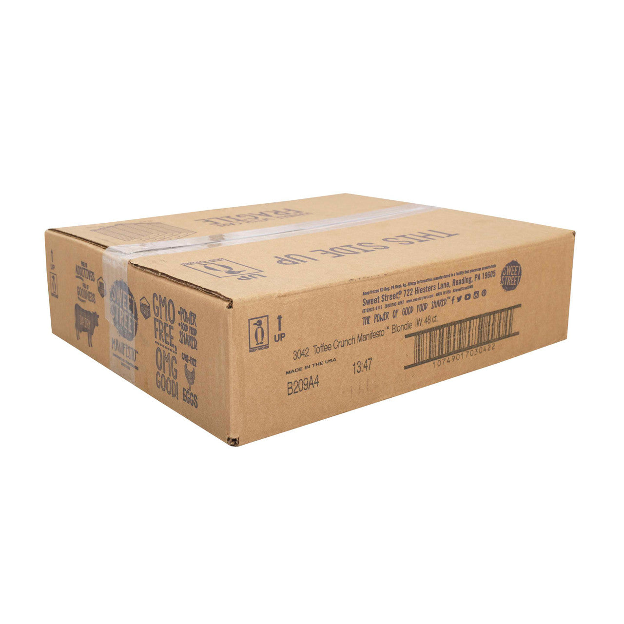 Toffee Crunch Manifesto® Blondie Bars – Individually Wrapped (48 per case)