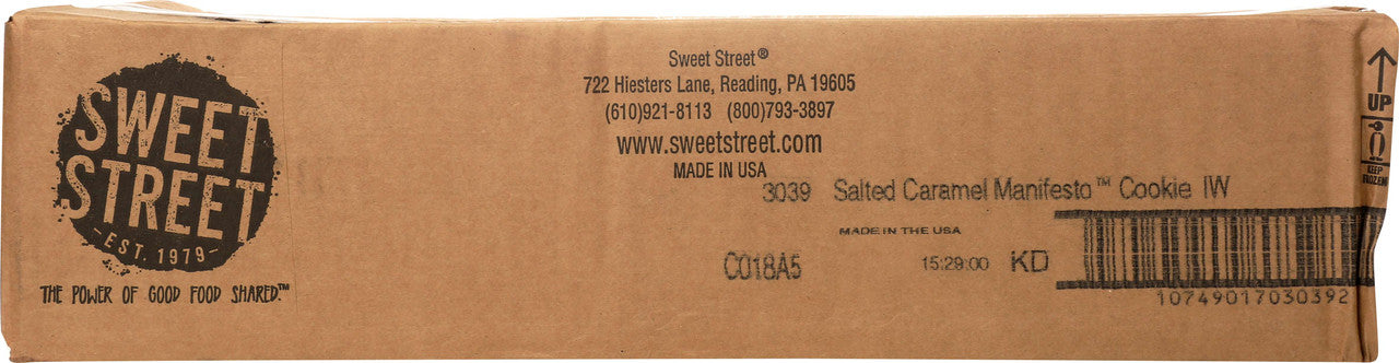 Salted Caramel Manifesto® Cookies – Individually Wrapped (48 per case)