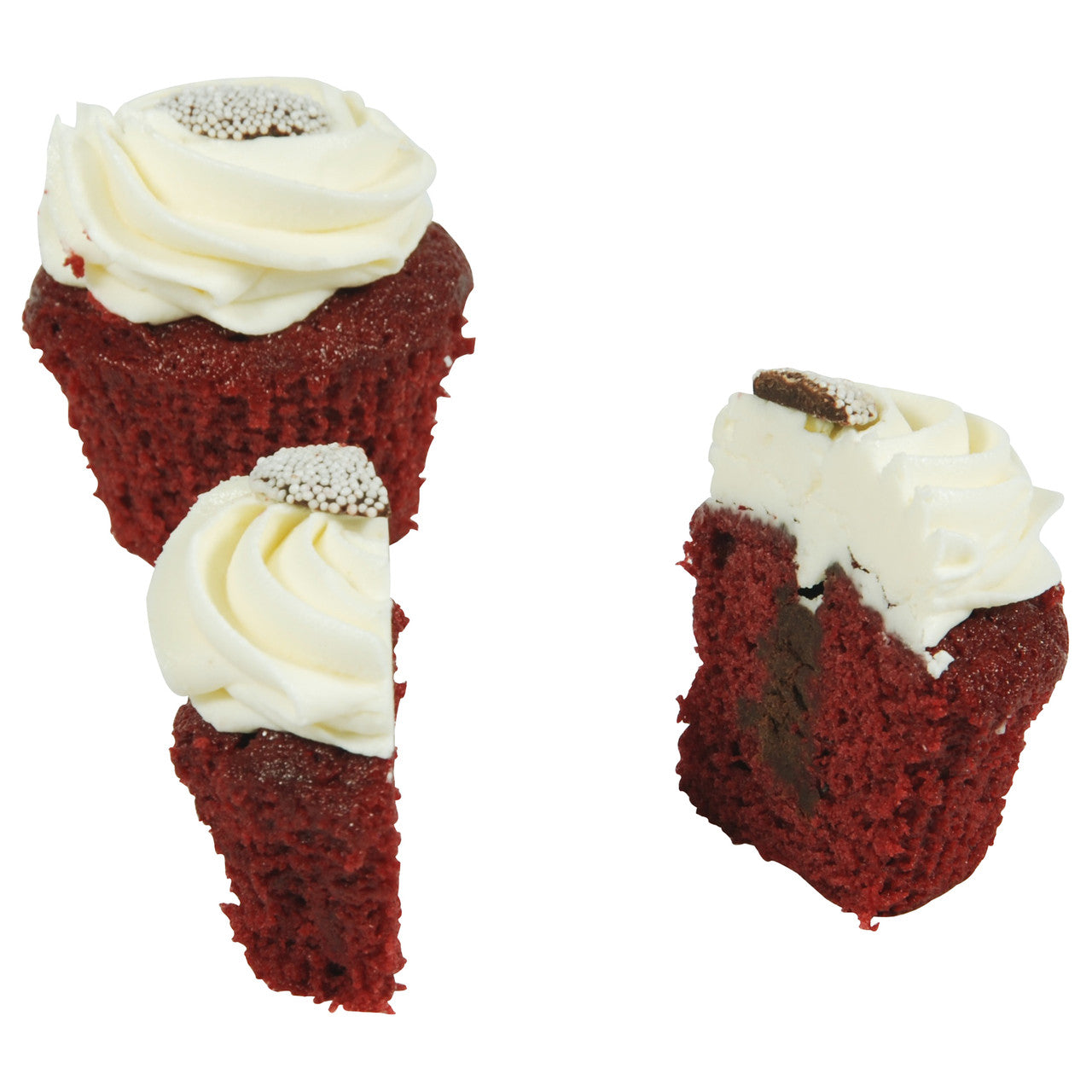 Iced Red Velvet Cupcake – 32 Count (4 Per Box, 8 Per Case)