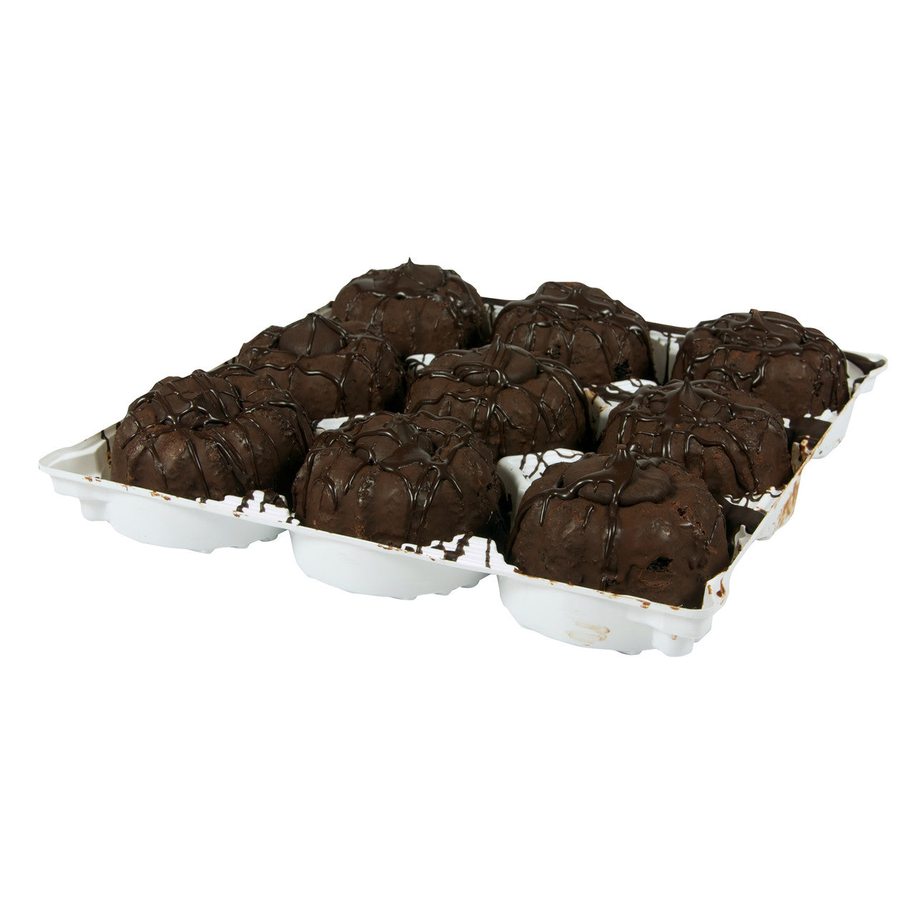Chocolate on Chocolate Baby Bundt Cake – 36 count (9 Per Box, 4 Per Case)