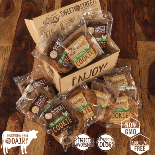Salted Caramel & Chocolate Chunk Manifesto® Cookie Variety (10 count)