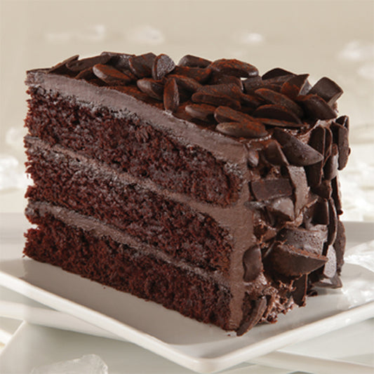 3 Layer Chocolate Thunder Cake – 28 Slices (2 Cakes, 14 Slices Each)