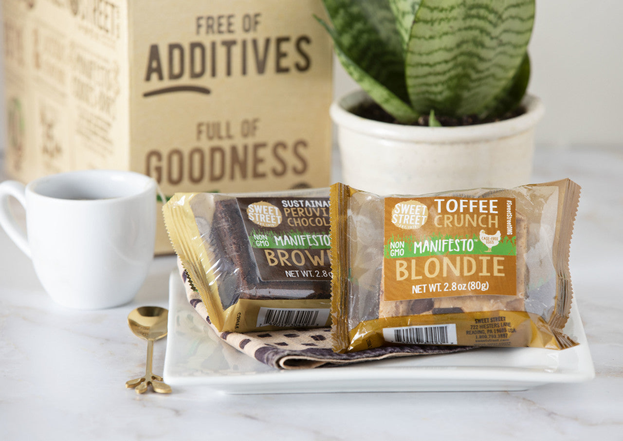 Toffee Crunch Blondie & Peruvian Brownie Variety (8 count)