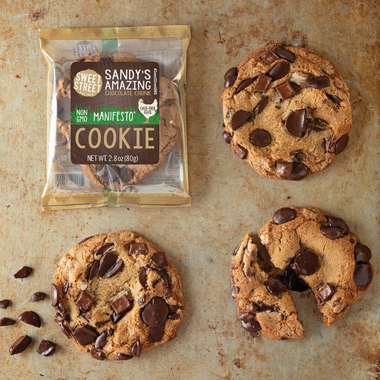 Sandy's Amazing Chocolate Chunk Manifesto® Cookies – Individually Wrapped (48 Per Case)