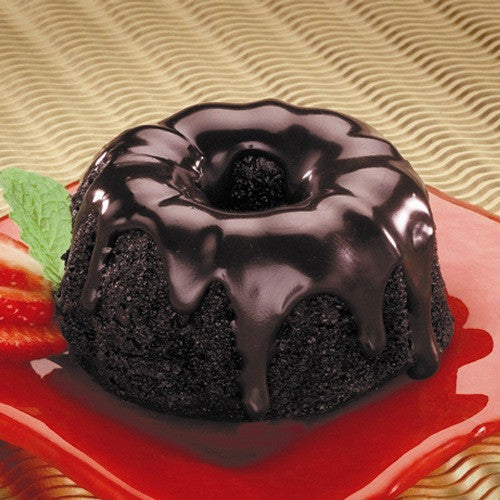 Chocolate on Chocolate Baby Bundt Cake – 36 count (9 Per Box, 4 Per Case)